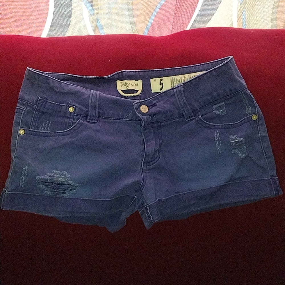 Blue Denim Shorts by Baby Phat